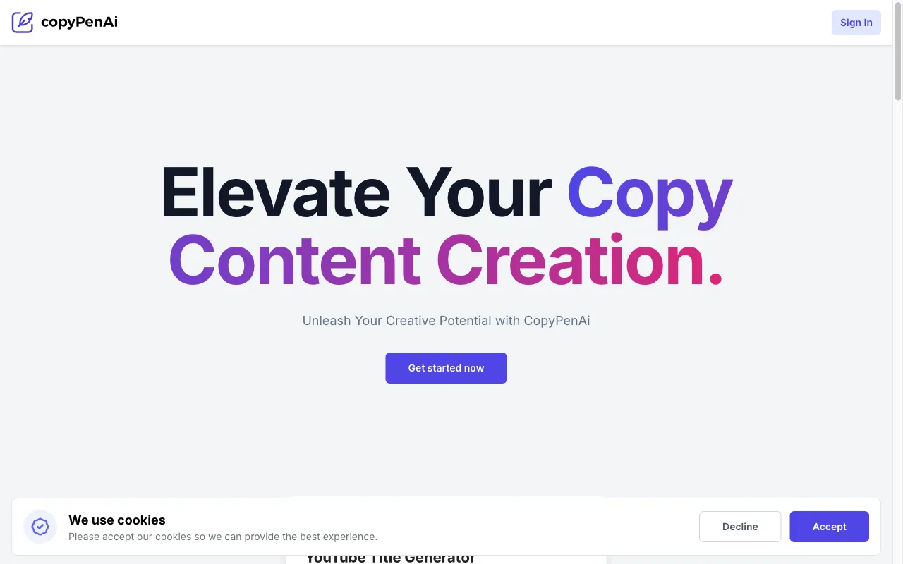 copyPenAi — preview screenshot