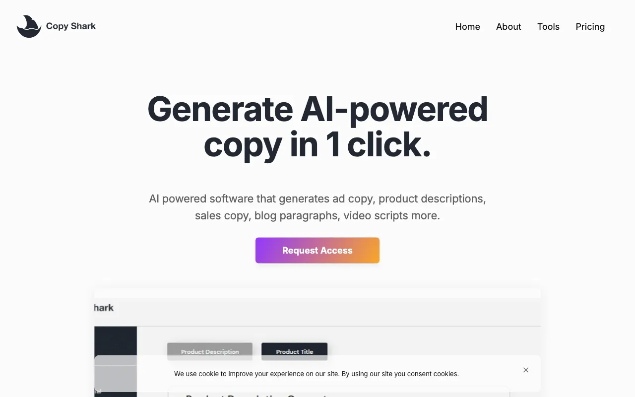 Copy Shark — preview screenshot