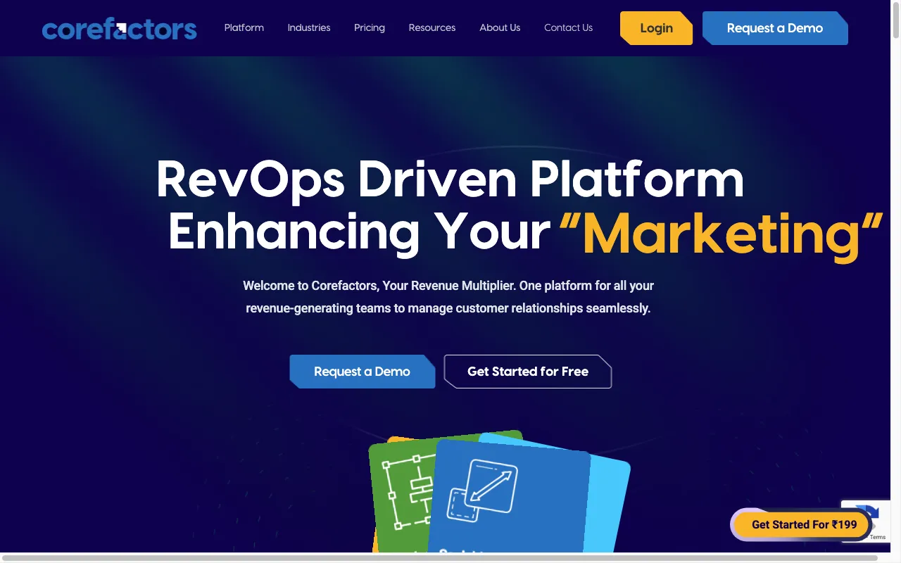 Corefactors AI CRM — preview screenshot