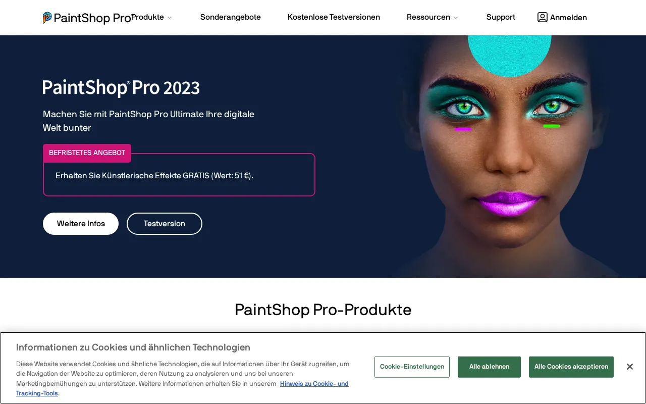 Corel — preview screenshot