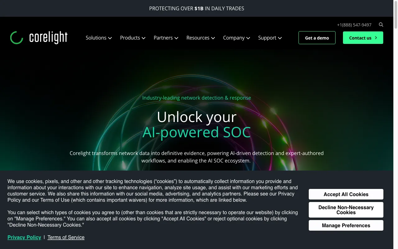 Corelight — preview screenshot