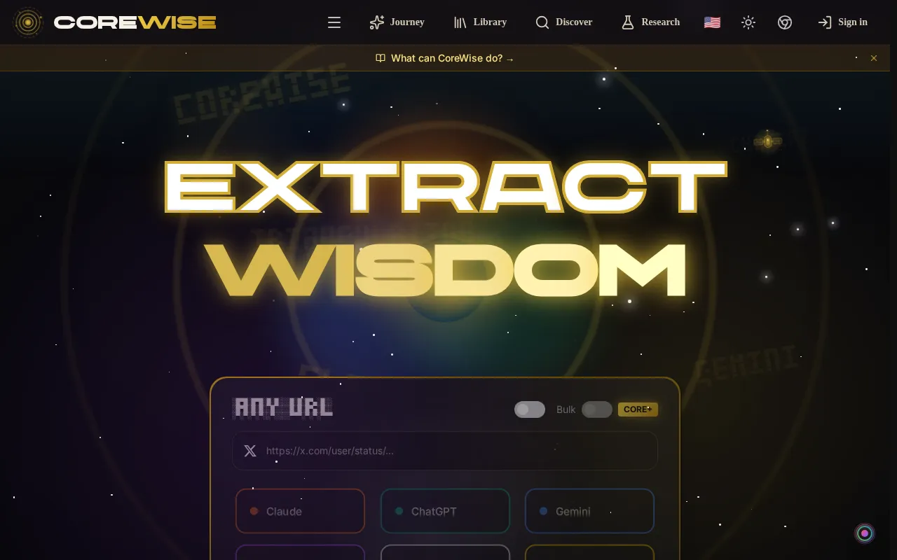 CoreWise.video — preview screenshot