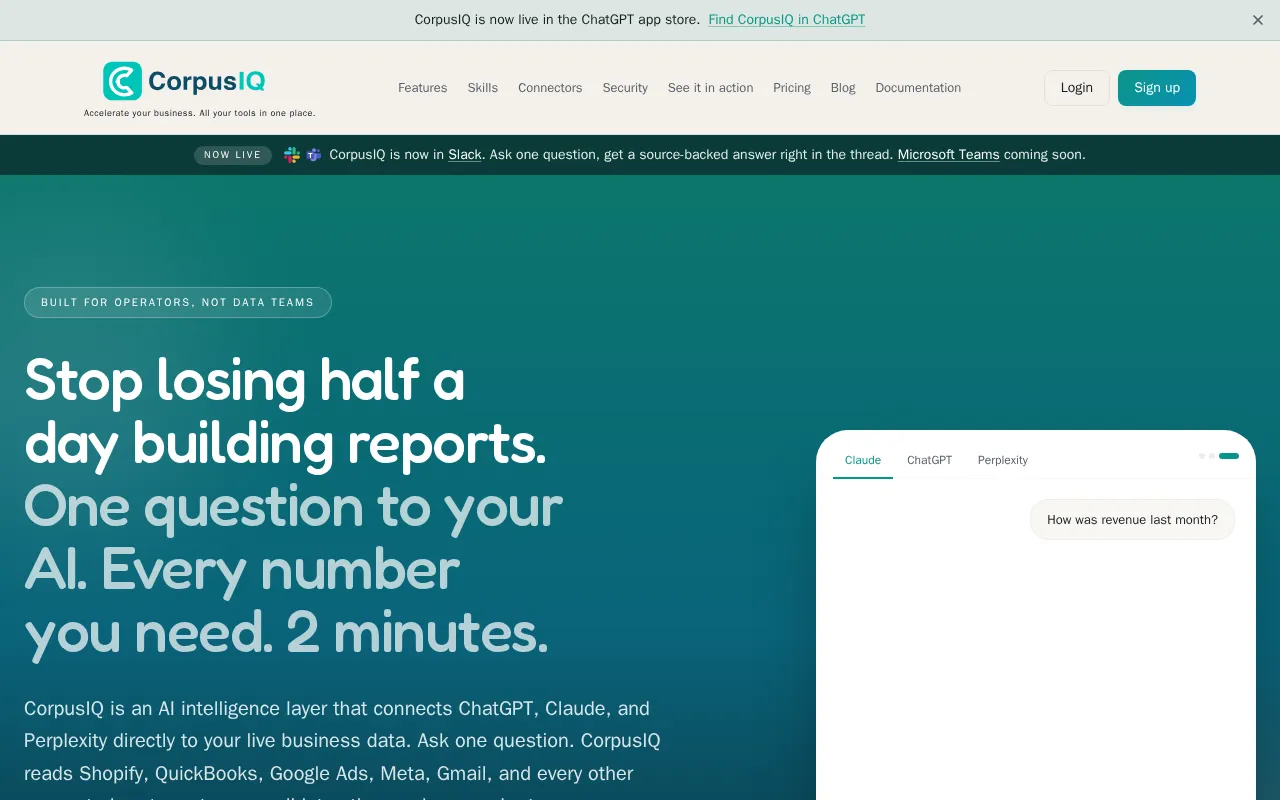 CorpusIQ — preview screenshot