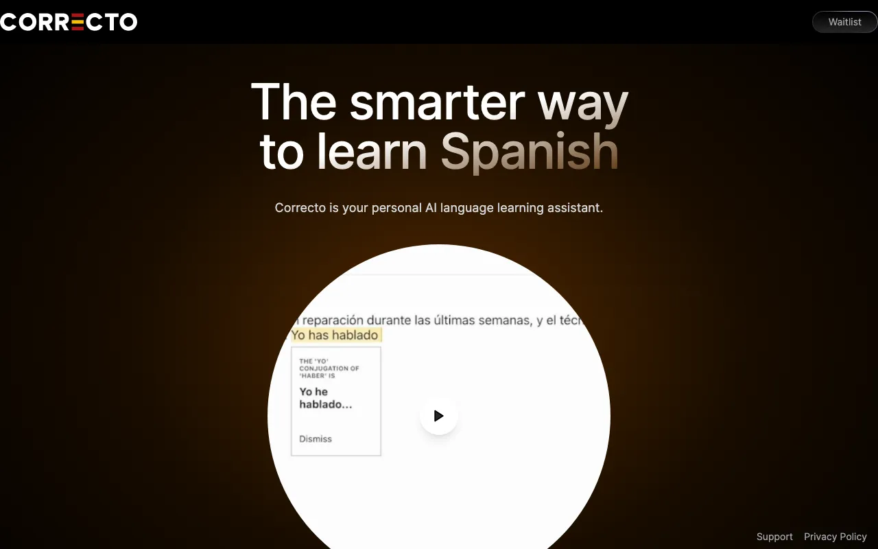 Correcto — preview screenshot