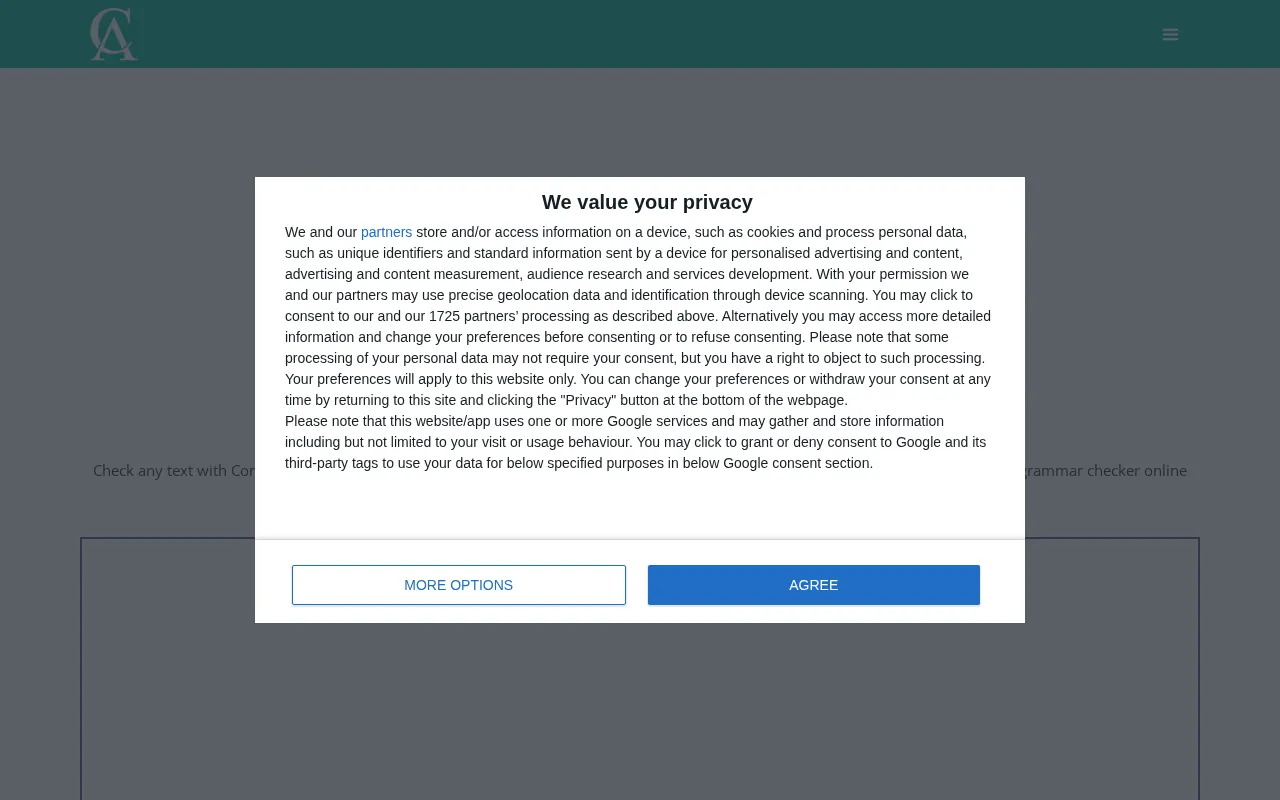 Corrector App — preview screenshot