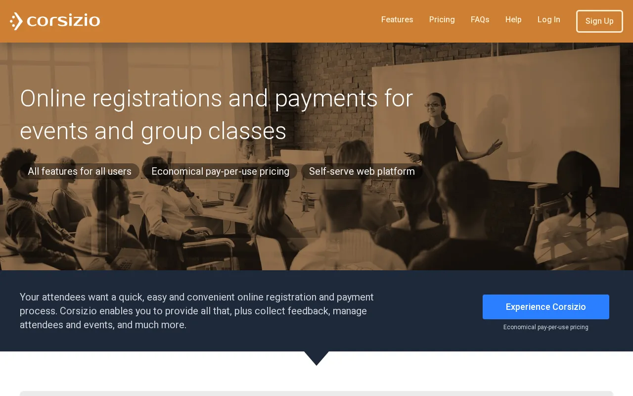 Corsizio — preview screenshot