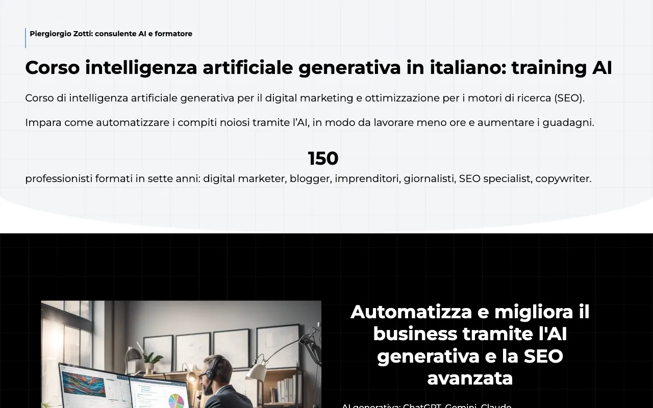 Corso intelligenza artificiale — preview screenshot