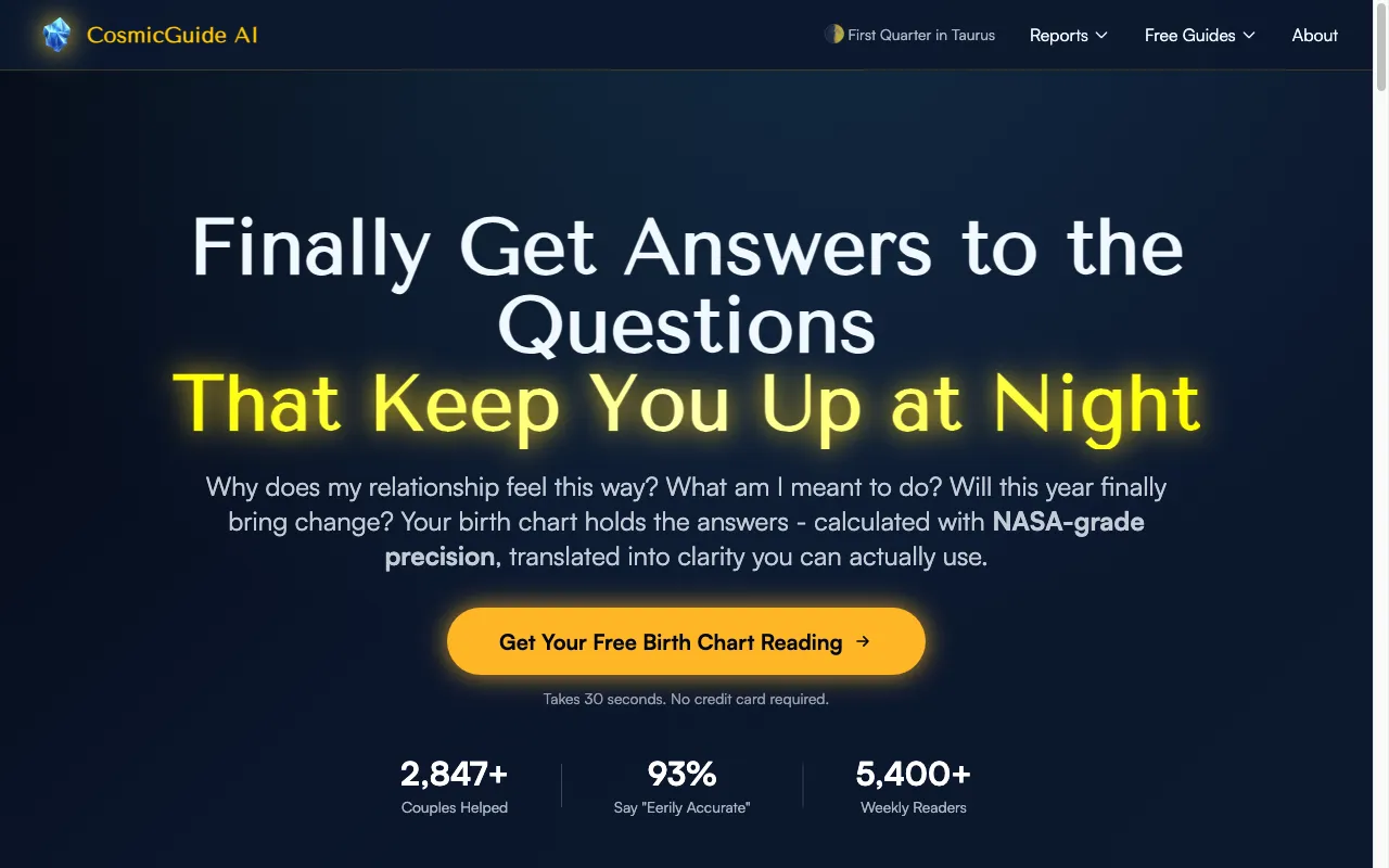 CosmicguideAI — preview screenshot