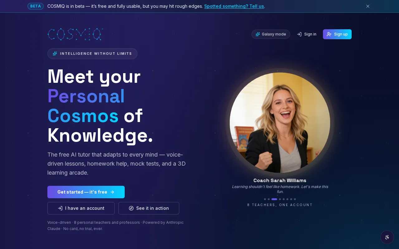 COSMIQ — preview screenshot