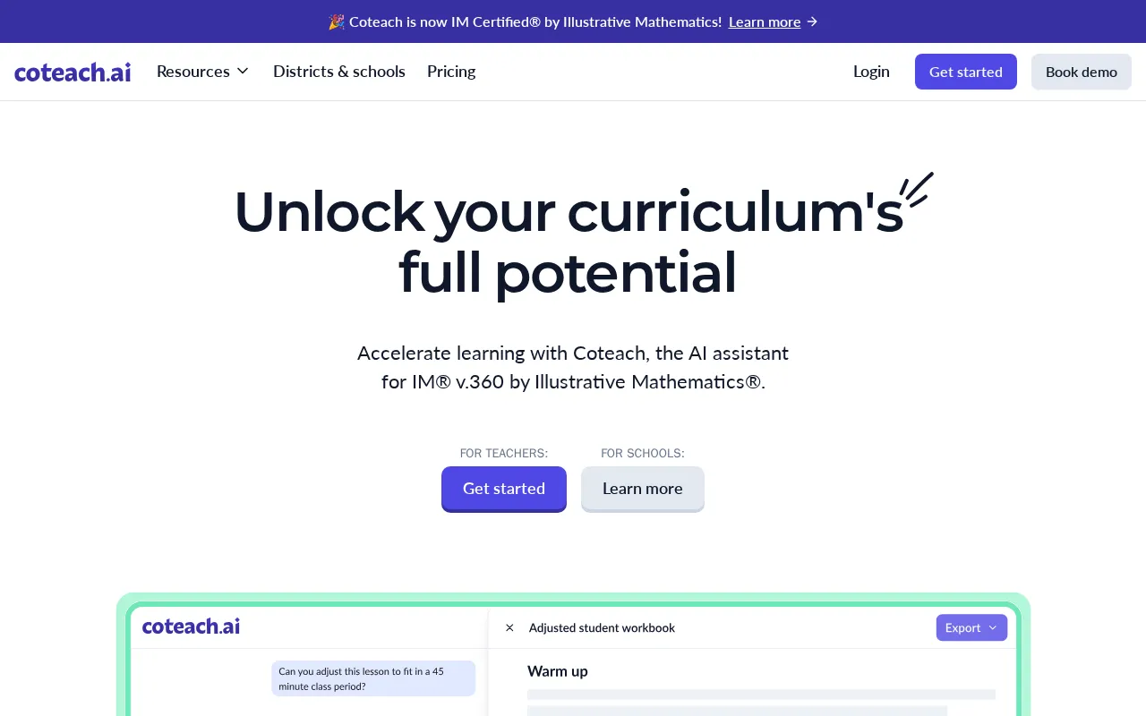 Coteach — preview screenshot
