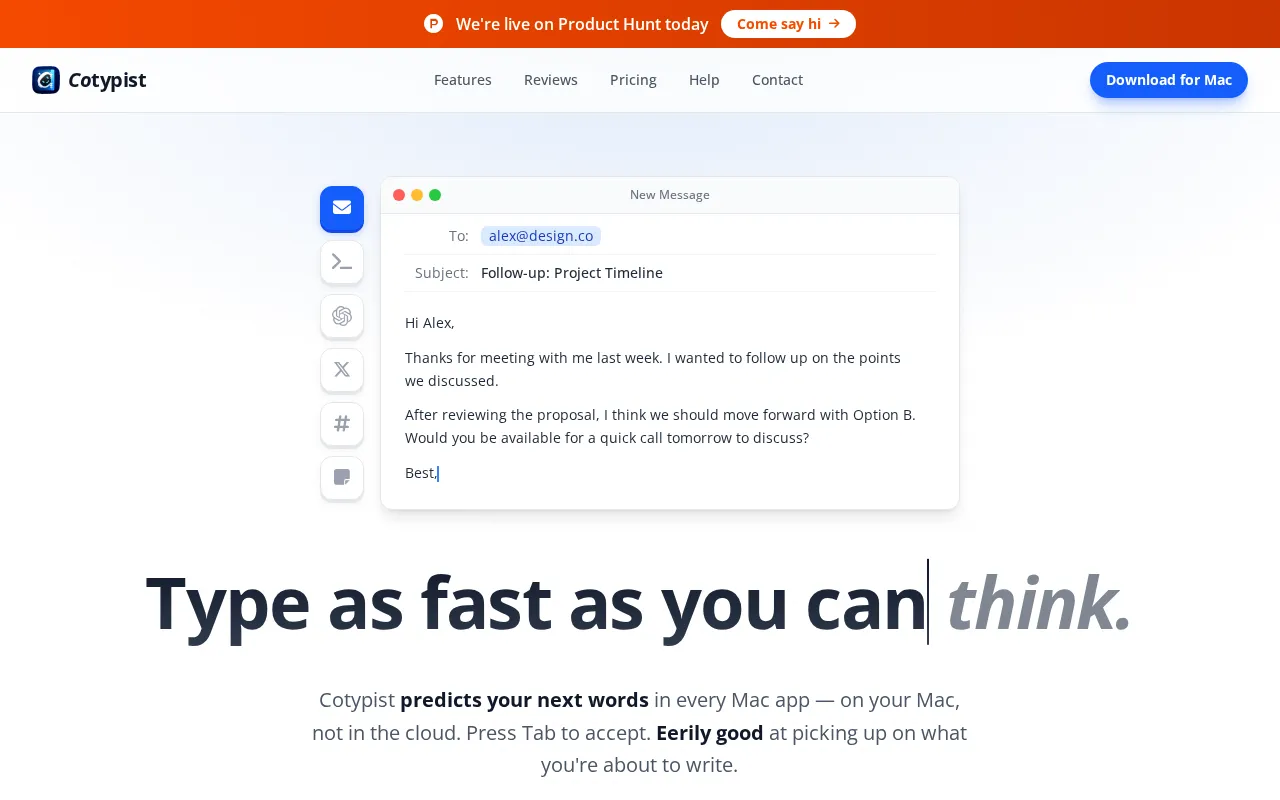 Cotypist — preview screenshot