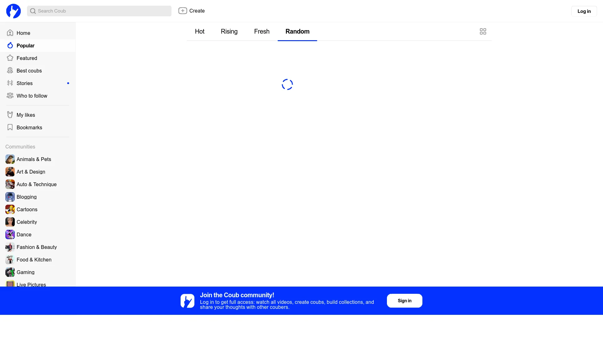 Coub — preview screenshot