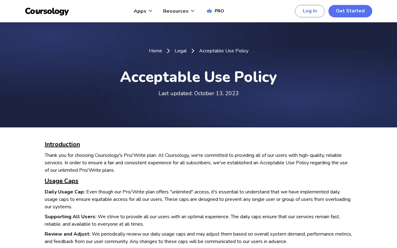 Coursology — pricing page