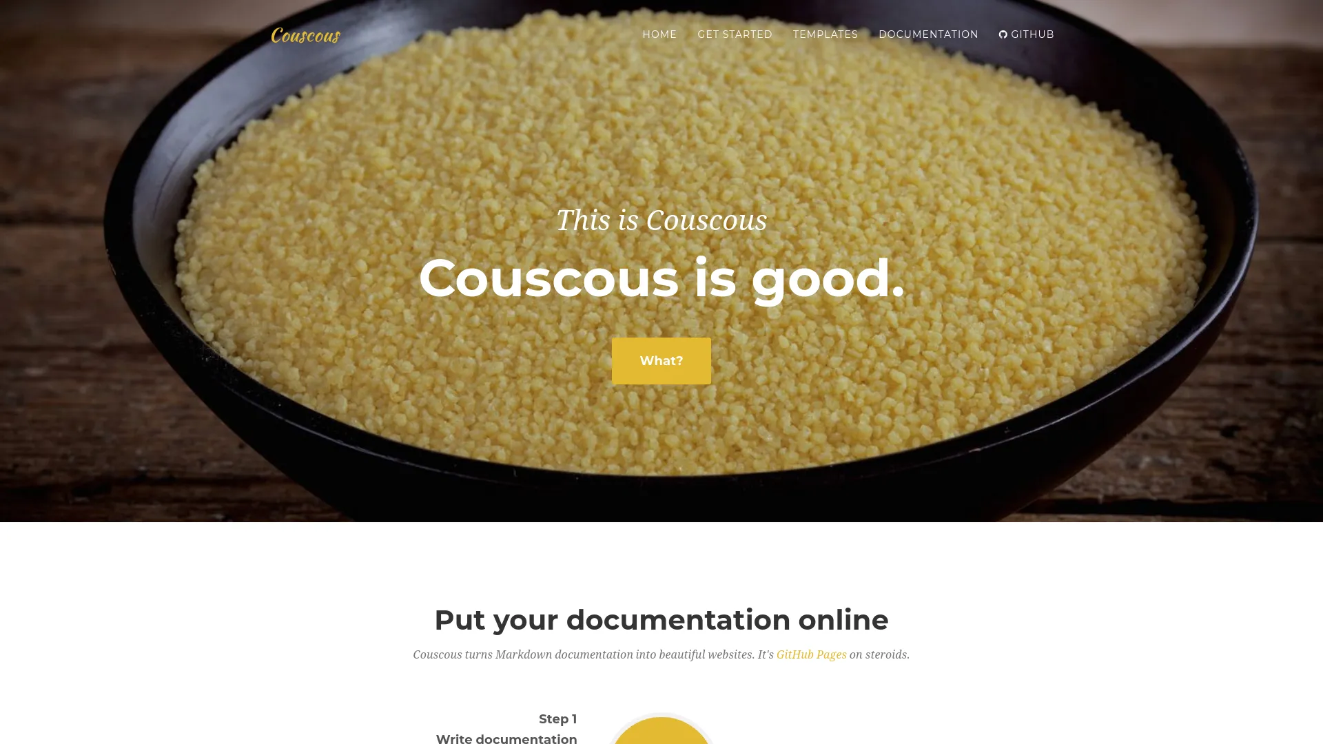 Couscous — preview screenshot