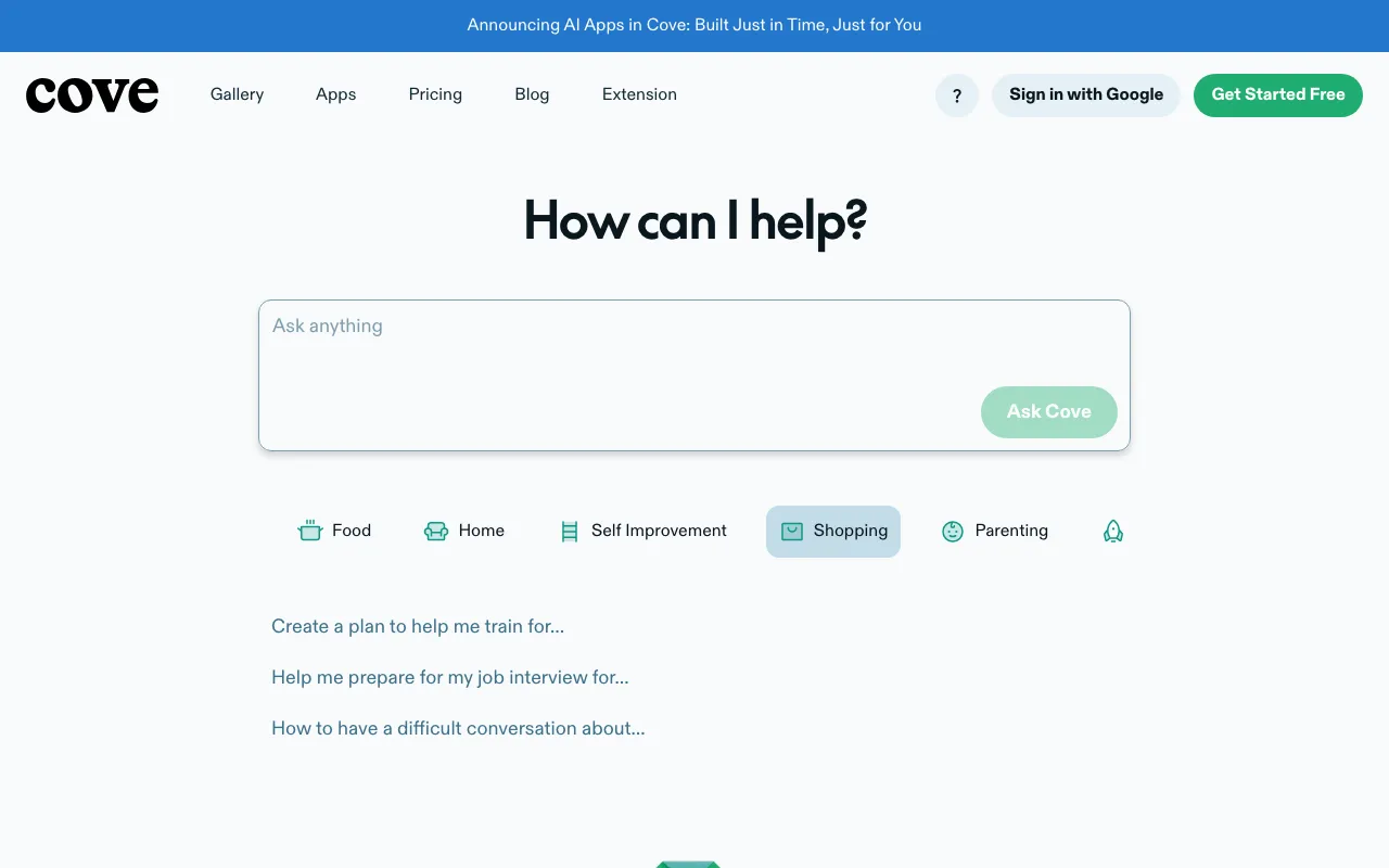 Cove AI — preview screenshot