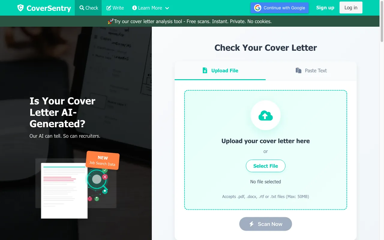 CoverSentry — preview screenshot