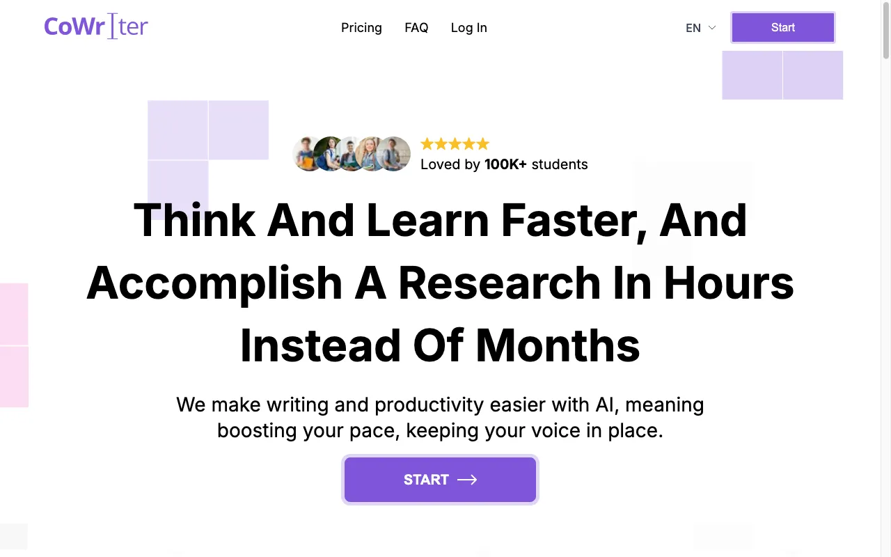 CoWriter AI — preview screenshot