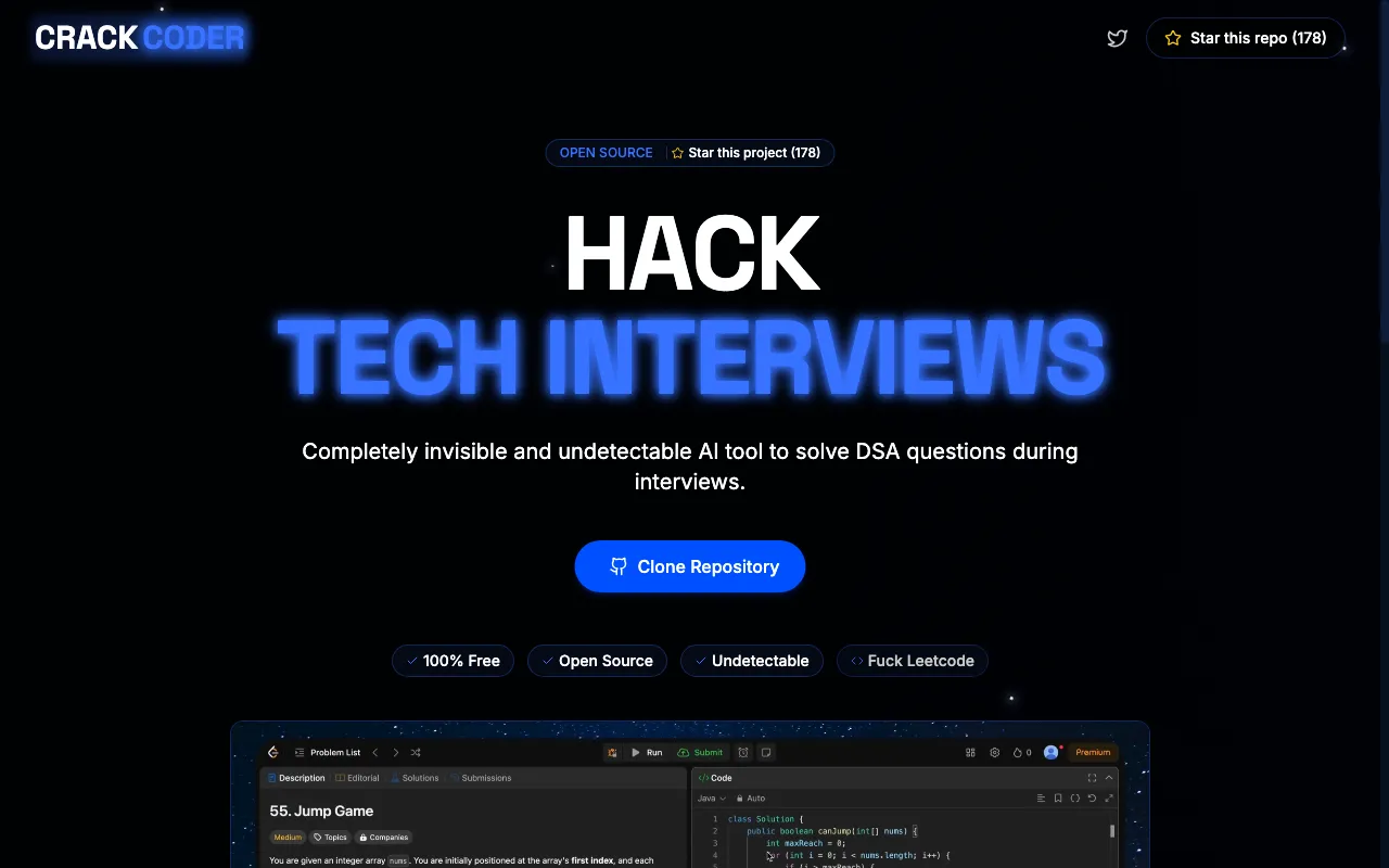 Crack Coder — preview screenshot