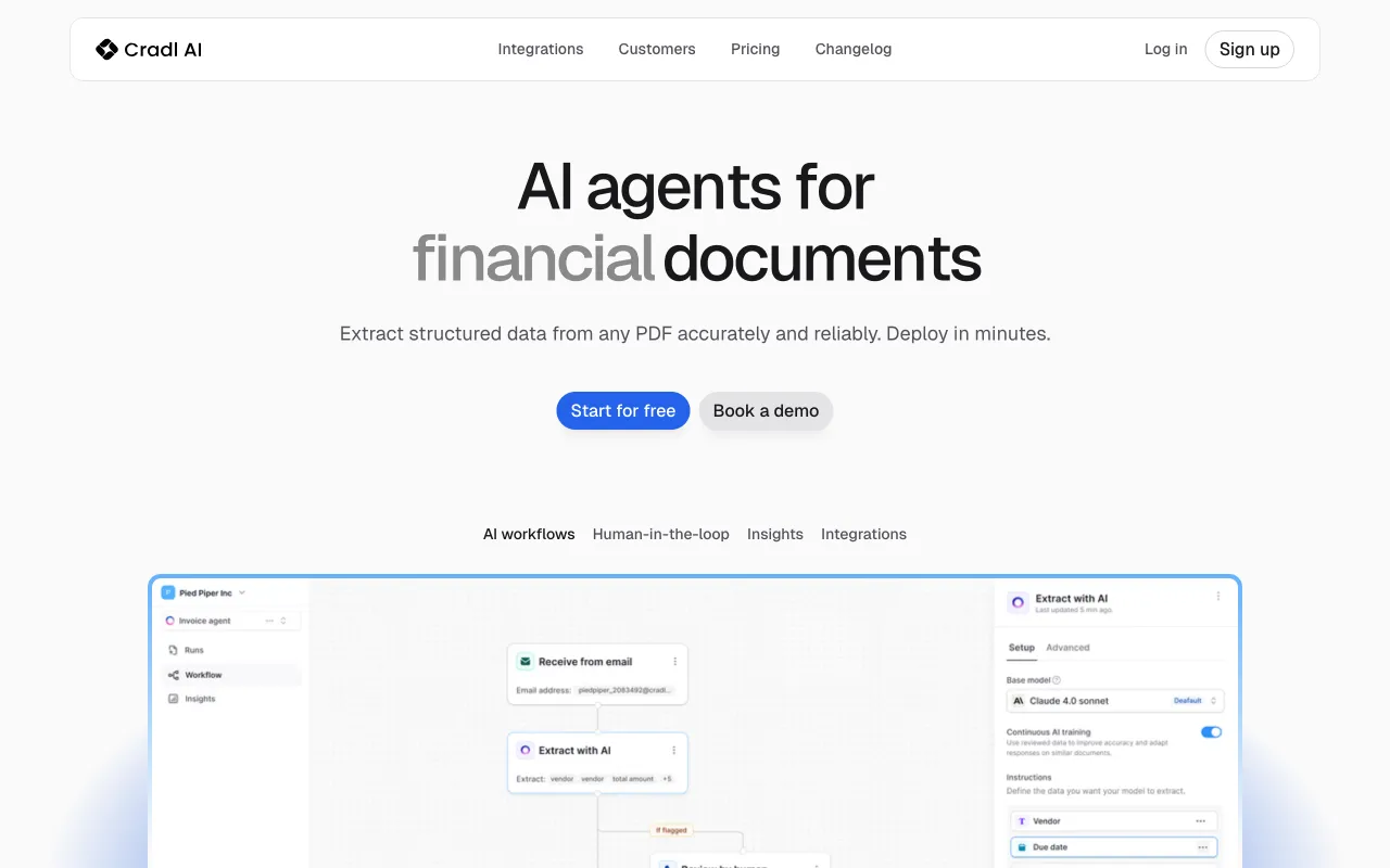 Cradl AI — preview screenshot