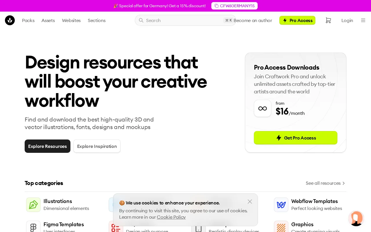 Craftwork Design — preview screenshot