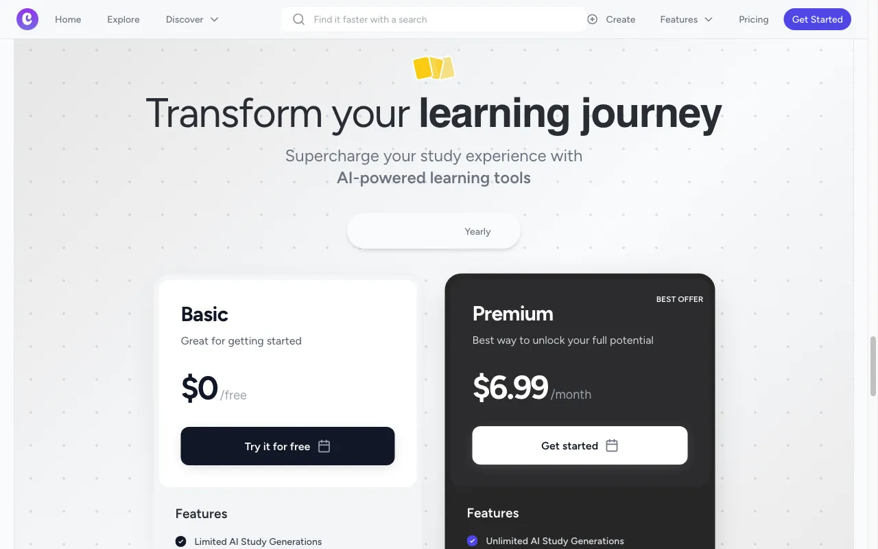 Cramd — pricing page