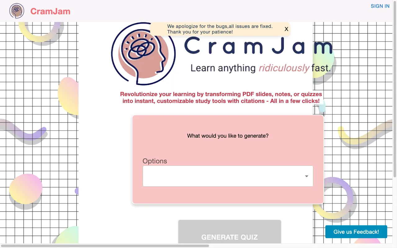 CramJam — preview screenshot