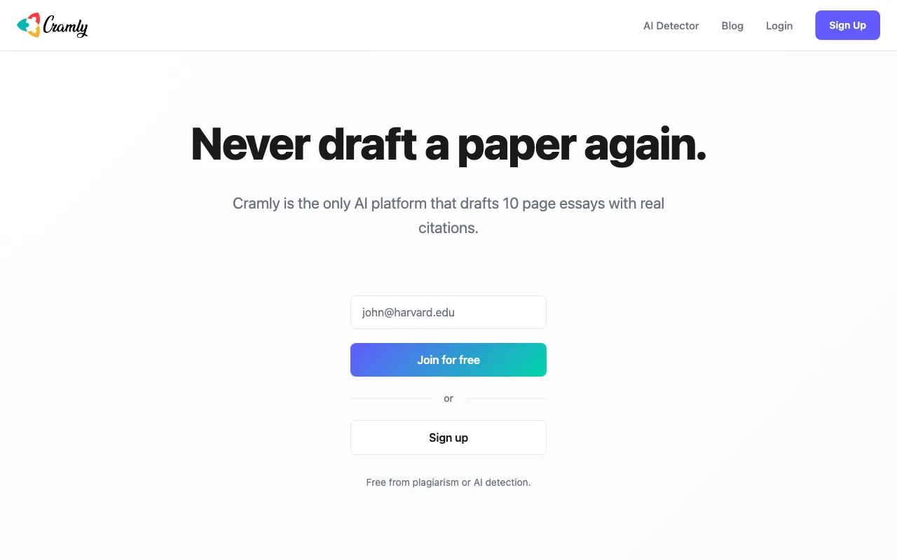 Cramly AI — preview screenshot