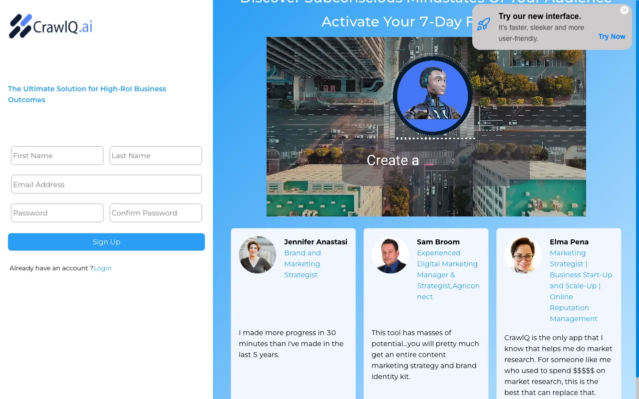 CrawlQ.ai — preview screenshot