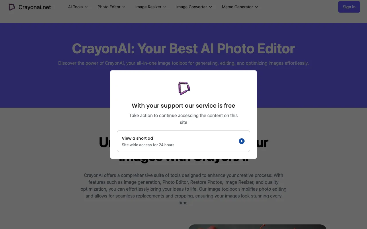 Crayon AI — preview screenshot