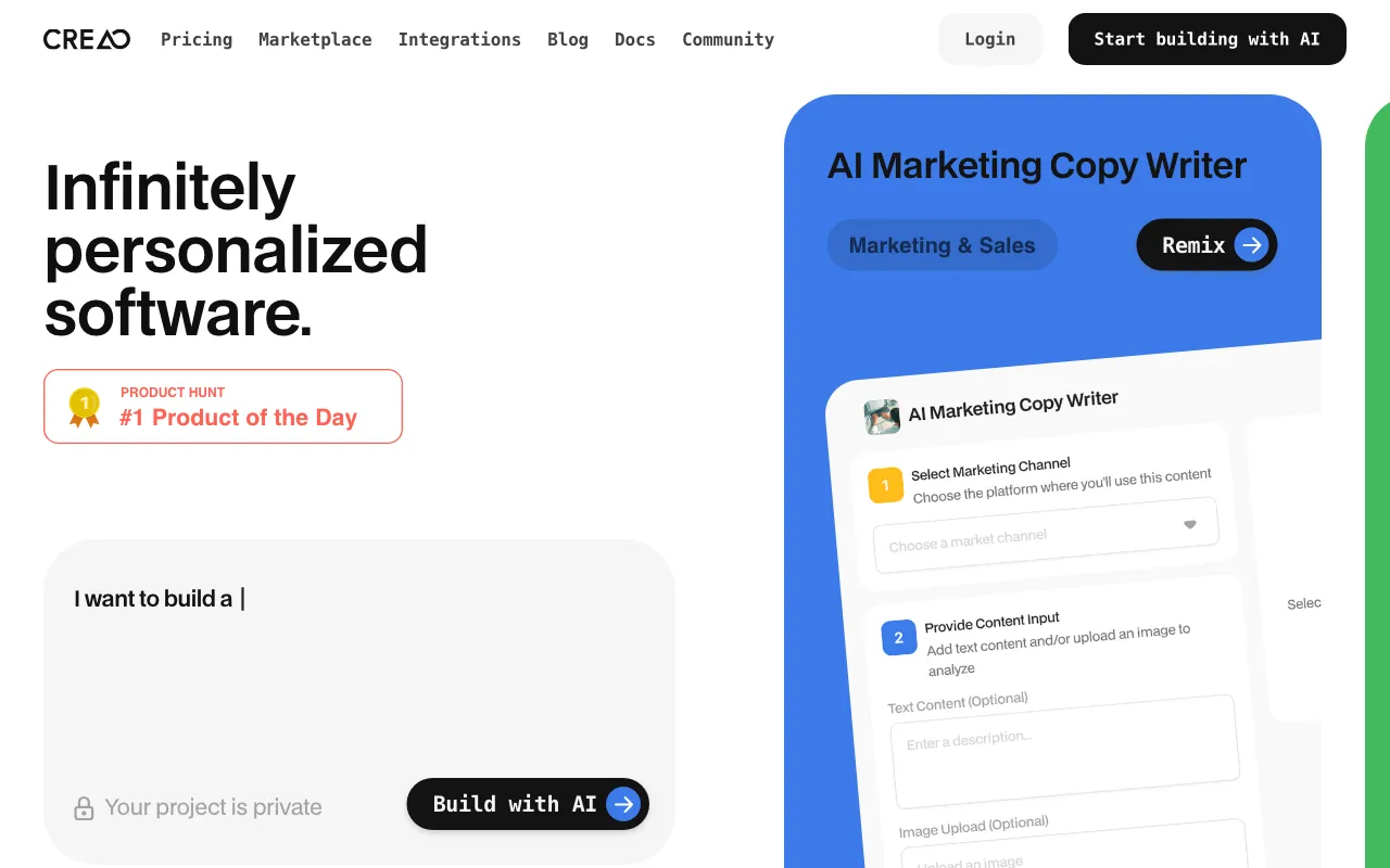 CREAO — preview screenshot