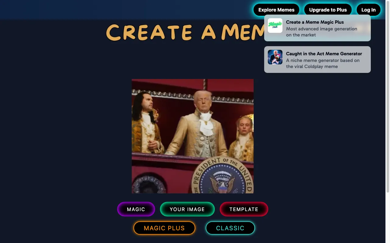 Create a Meme — preview screenshot