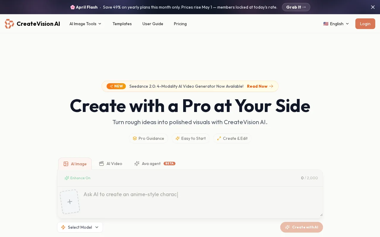 CreateVision AI — preview screenshot