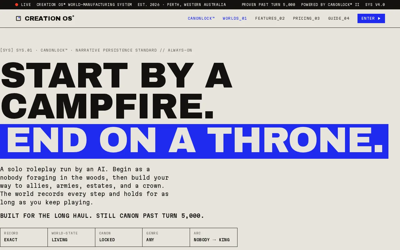 Creation OS — preview screenshot