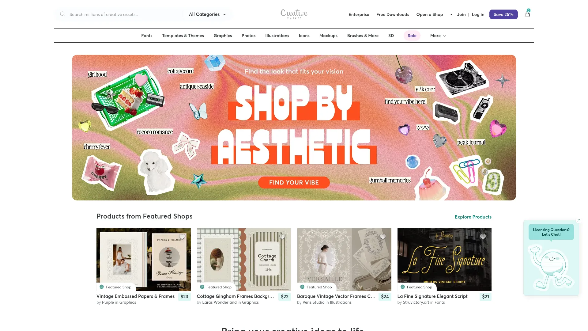 Creative Market — preview screenshot