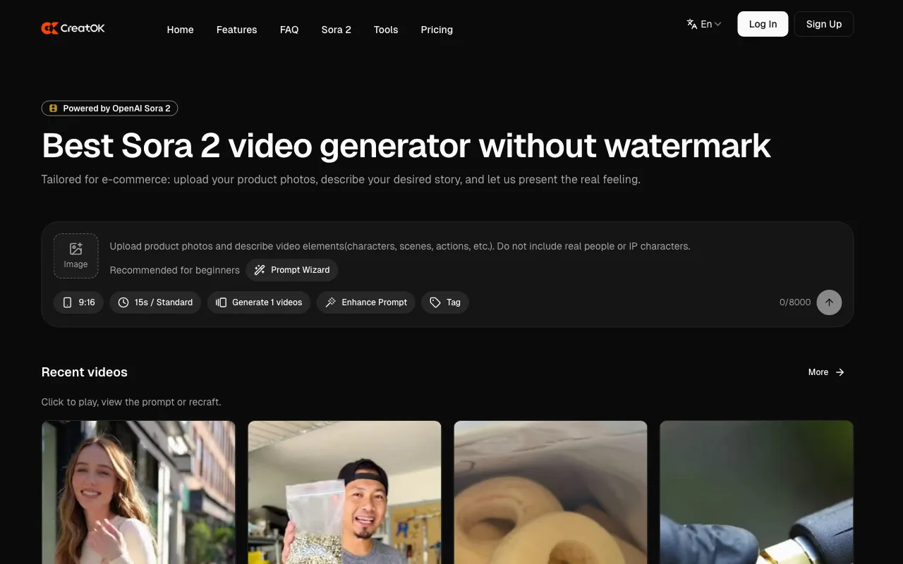 CreatOK.ai — preview screenshot