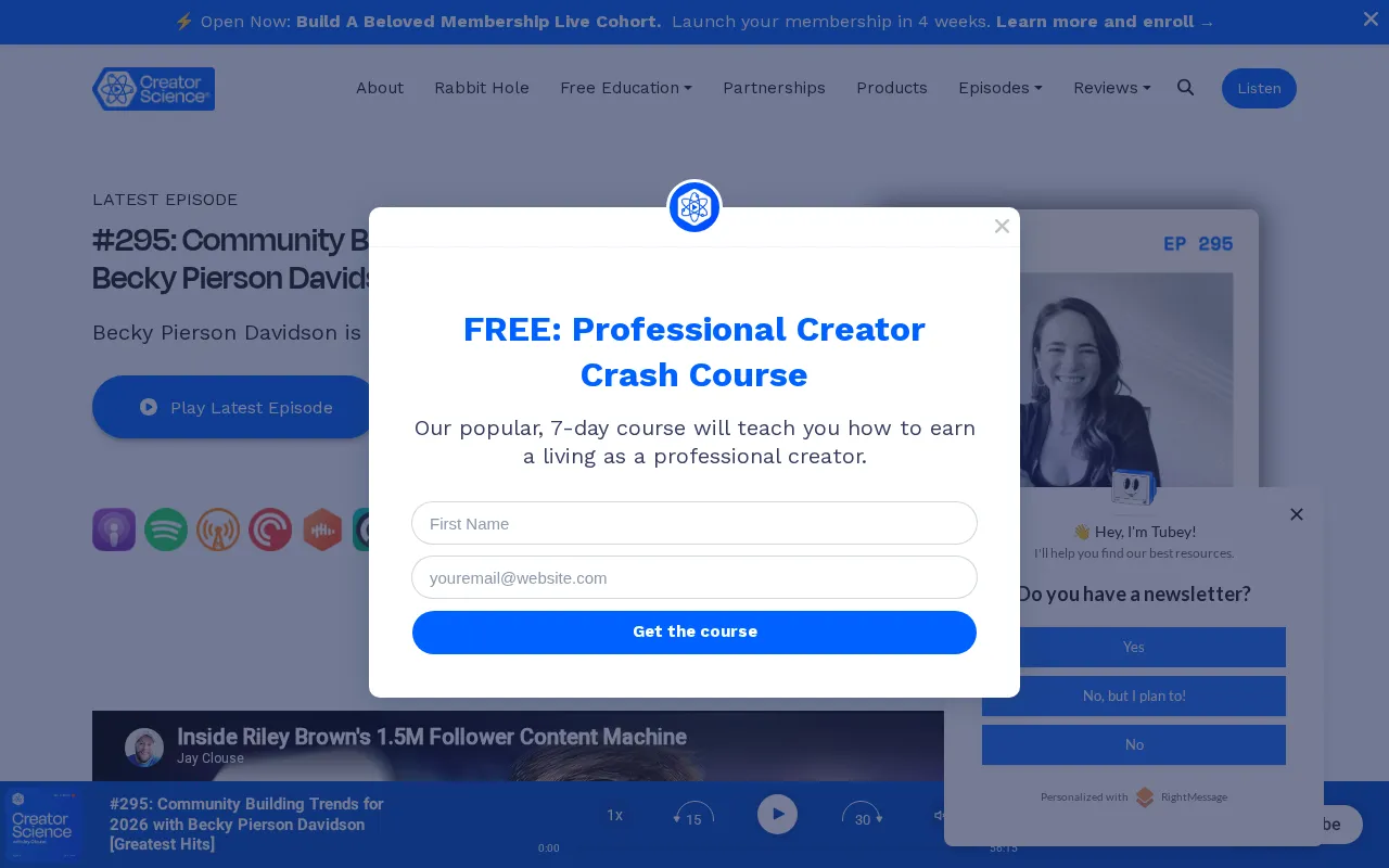 Creator Science — preview screenshot