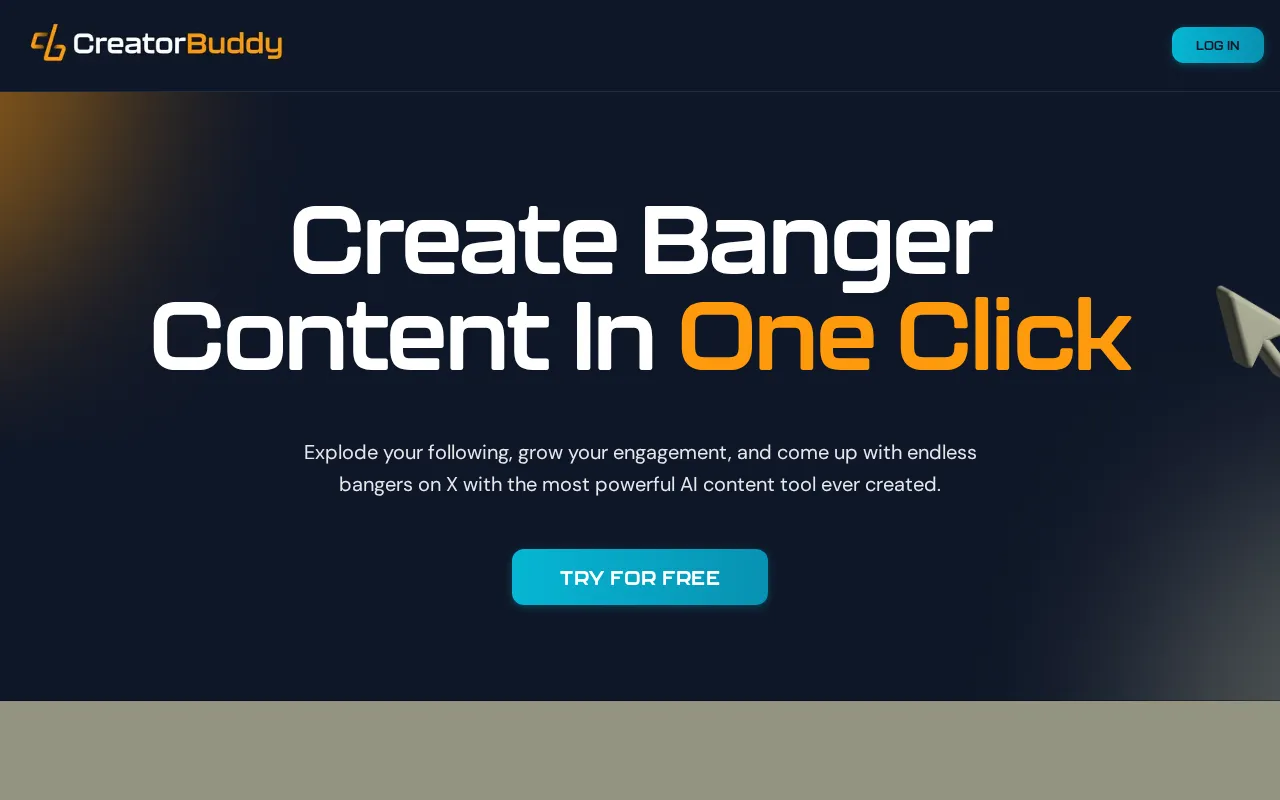 creatorbuddy.io — preview screenshot