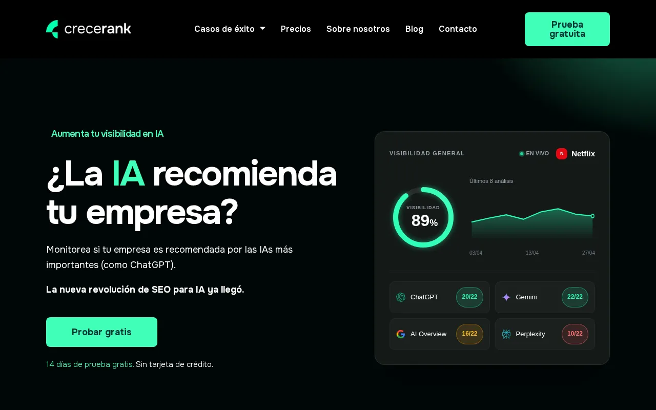 Crecerank — preview screenshot