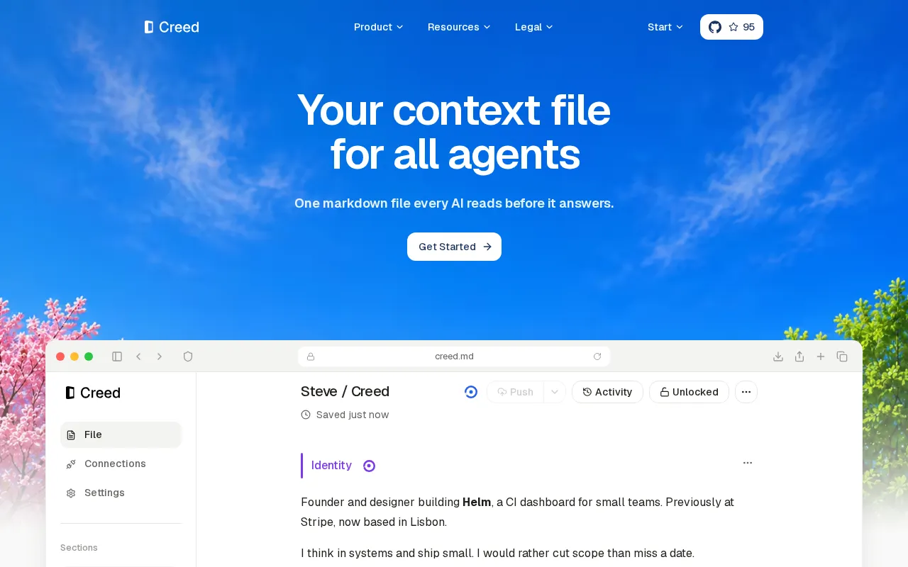 Creed — preview screenshot