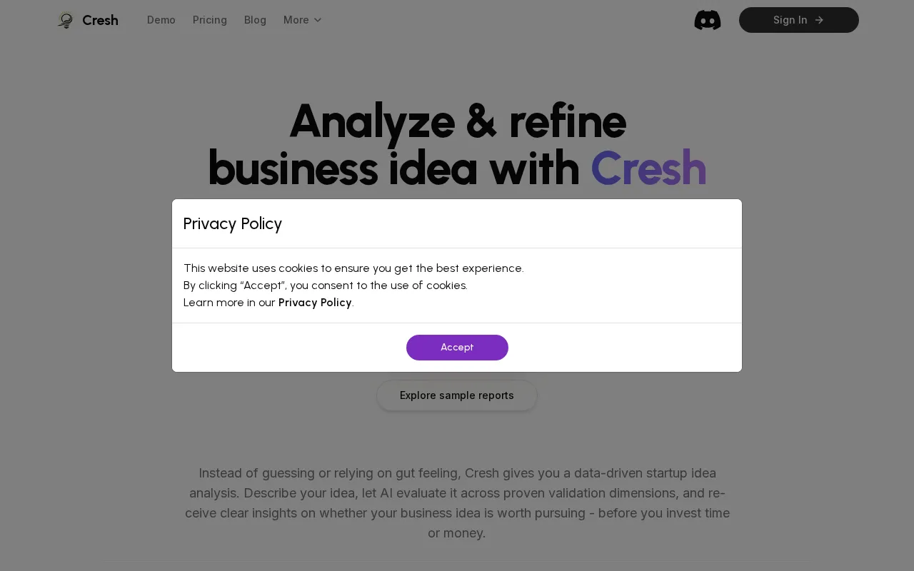 Cresh — preview screenshot
