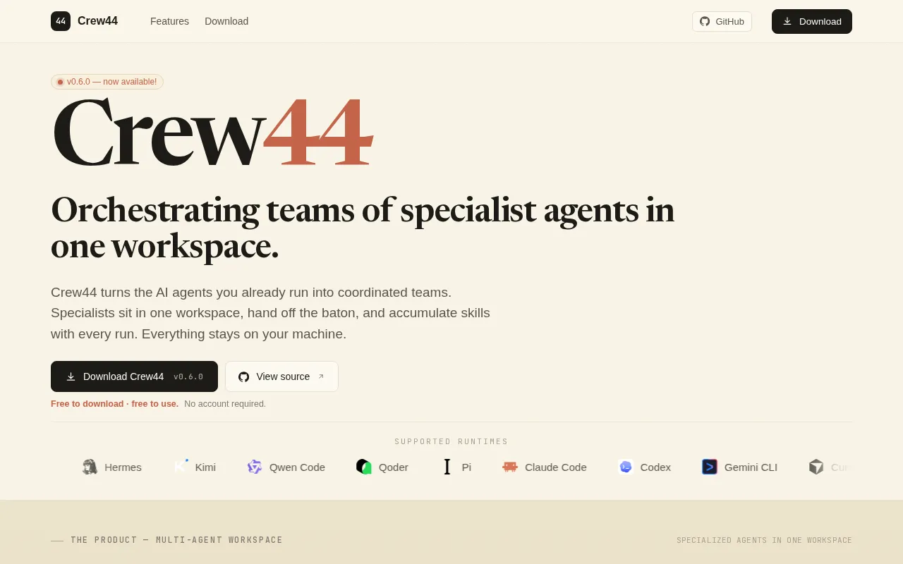 Crew44 — preview screenshot