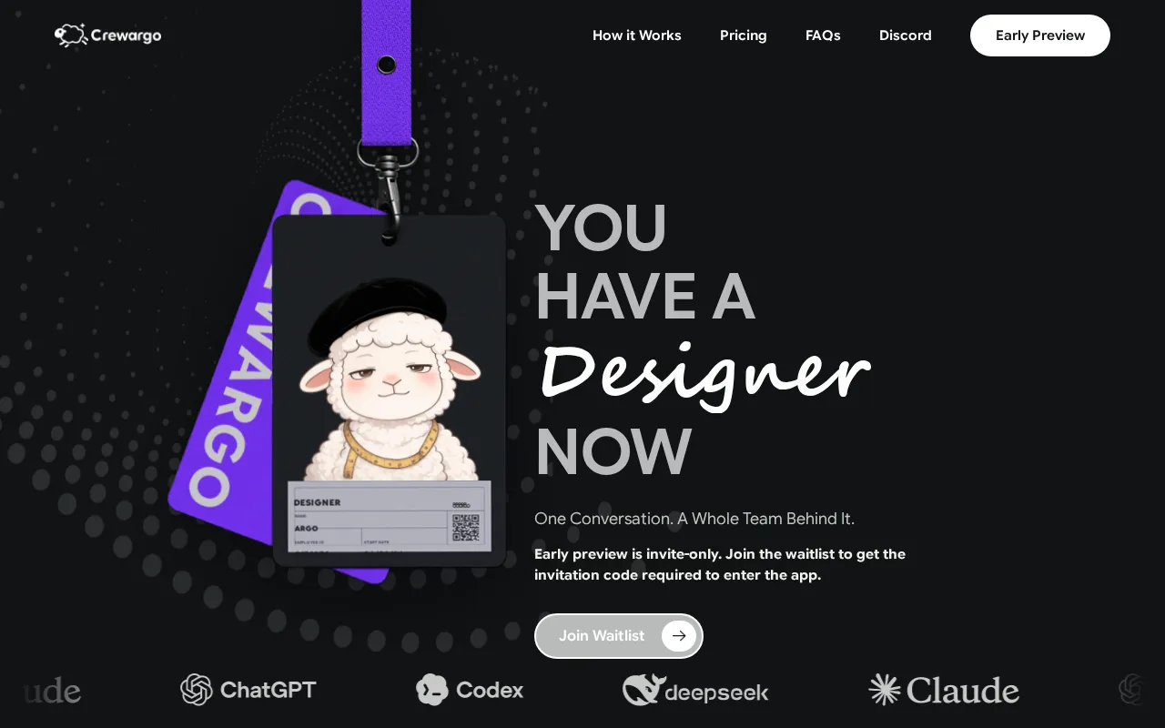 CrewArgo — preview screenshot