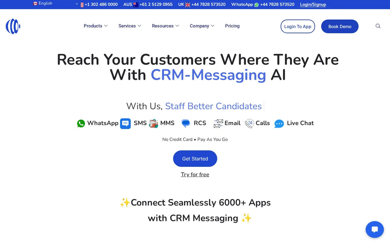 CRM Messaging — preview screenshot