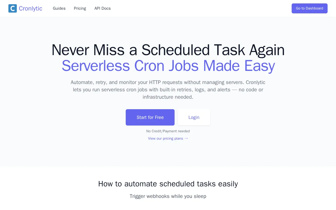 Cronlytic — preview screenshot