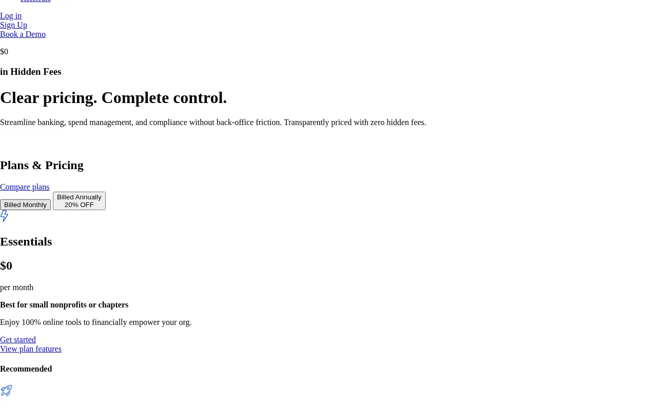 Crowded — pricing page