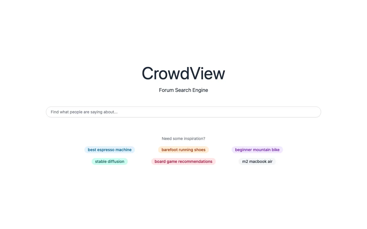 CrowdView — preview screenshot