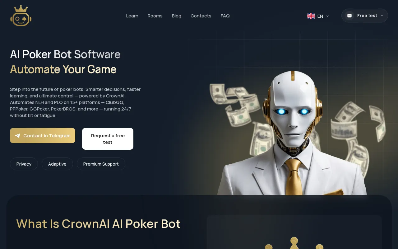 CrownAI Poker — preview screenshot