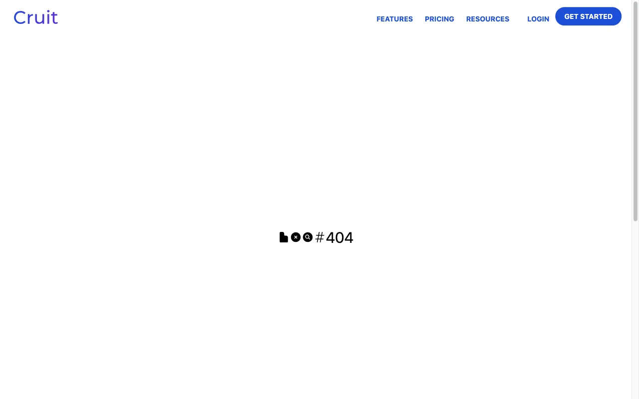 Cruit — pricing page
