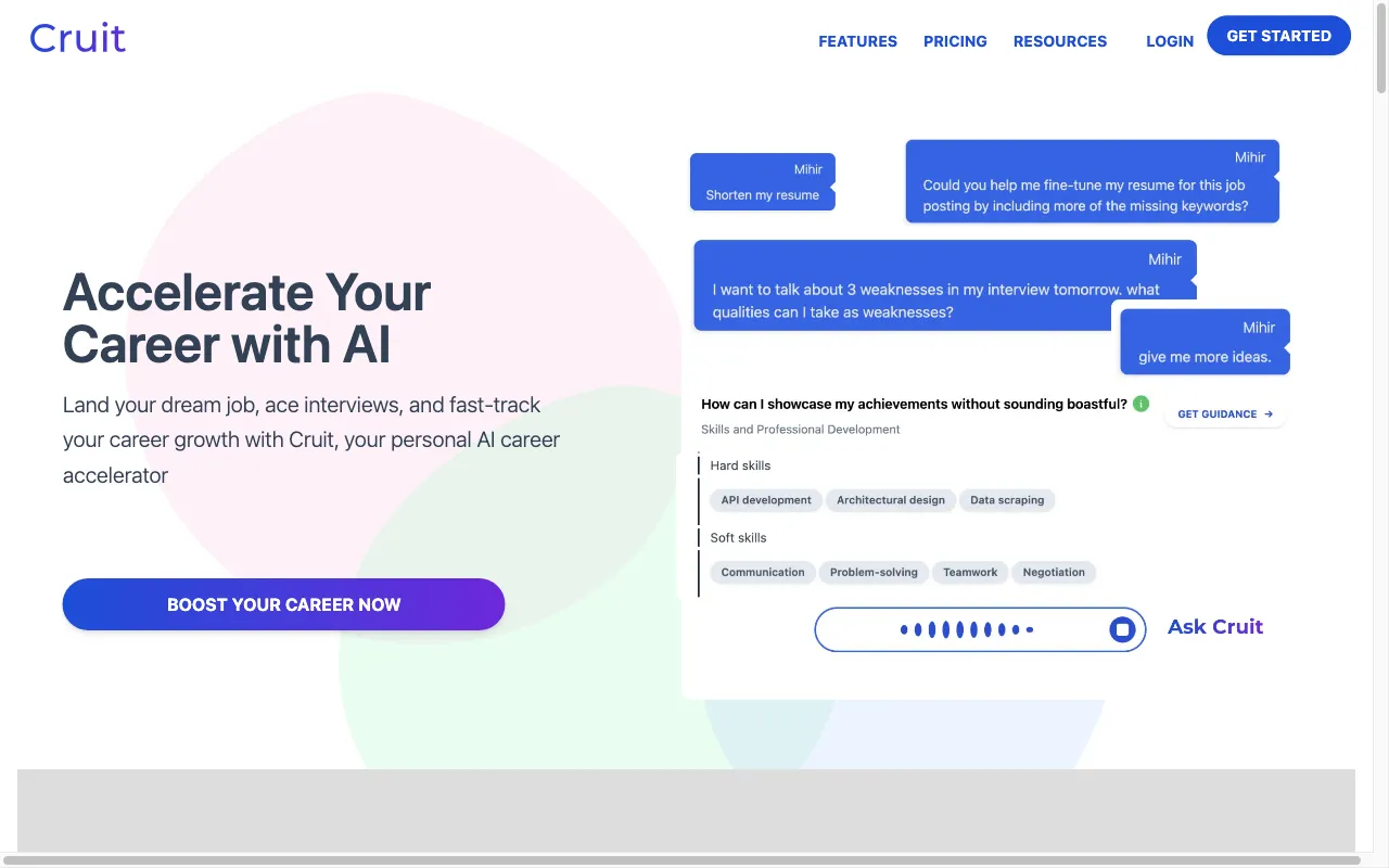 Cruit — preview screenshot