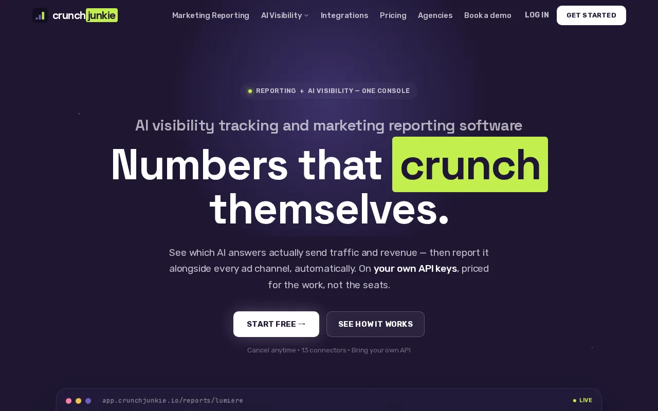 CrunchJunkie — preview screenshot